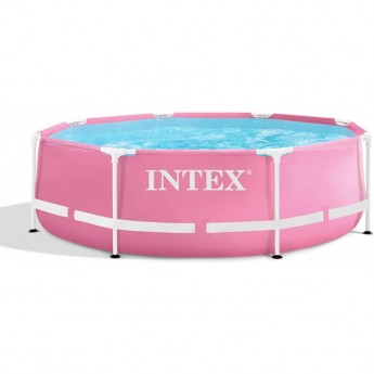 Каркасный бассейн INTEX PINK METAL FRAME 244х76 см, 2843 л Каркасный бассейн INTEX PINK METAL FRAME 244х76 см, 2843 л